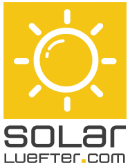 Solarlüfter Edelstahl, mit Batterie - Profidurium Shop